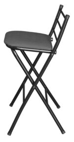 Banco Alto Dobrável Bistro Preto (caixa)