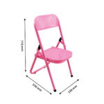 Jogo De Mesa Infantil Com Duas Cadeiras Rosa (Caixa) - Imagem 5