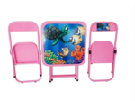 Jogo De Mesa Infantil Com Duas Cadeiras Rosa (Caixa) - Imagem 6