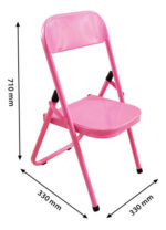 Jogo De Mesa Infantil Com Duas Cadeiras Rosa (Caixa) - Imagem 11