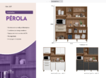 Kit Cozinha Perola Montana/Ripado/Arena - Imagem 4