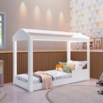Cama Montessoriana Solteiro Crystal  Branco