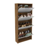 Sapateira Carol 4 Portas Nature/Off White - Imagem 2