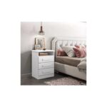 Mesa de Cabeceira Roma Branco