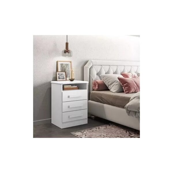 Mesa de Cabeceira Roma Branco